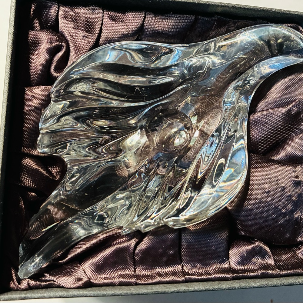 Vintage Waterford Crystal Bird Candle stick holder
